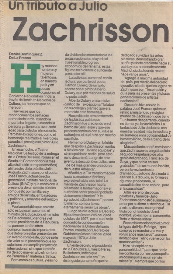 Orden «Belisario Porras», Comendador, Panamá